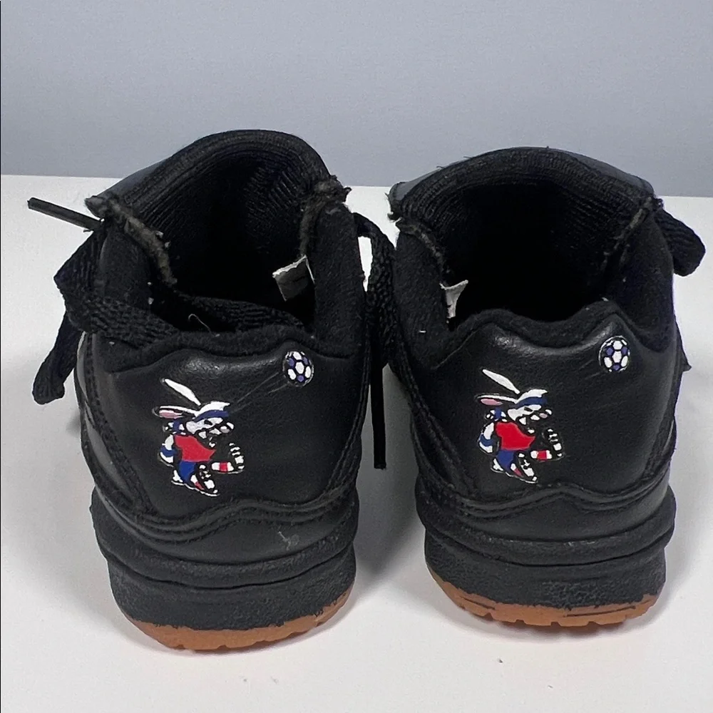 Lil Kickers Indoor Soccer Kids Black Turf Shoes SneakersToddler‎ Boy Size 7